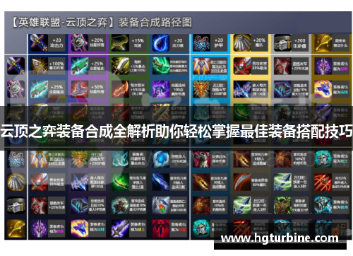 云顶之弈装备合成全解析助你轻松掌握最佳装备搭配技巧 云顶之弈装备合成全解析助你轻松掌握最佳装备搭配技巧